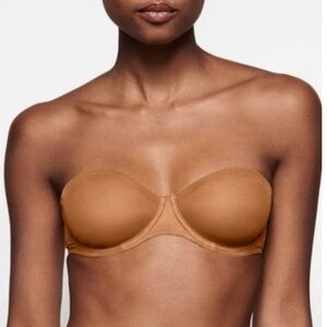 SKIMS - Ultra Fine Mesh Strapless Bra 34DDD | New
